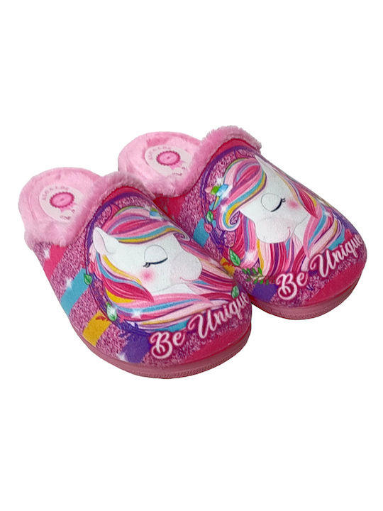 Alcalde Girls Slippers Pink