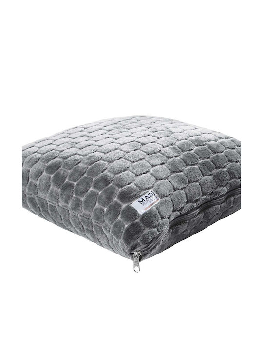 Madi Μαξιλάρι Καναπέ Entries Grey 45x45εκ.