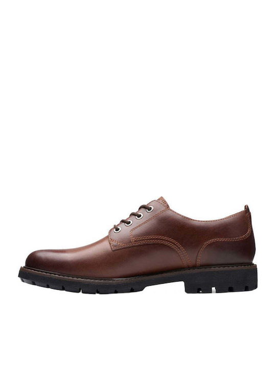 Batcombe Tie Δερμάτινα Ανδρικά Casual Παπούτσια Ταμπά