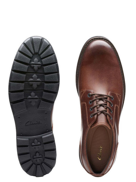Batcombe Tie Δερμάτινα Ανδρικά Casual Παπούτσια Ταμπά