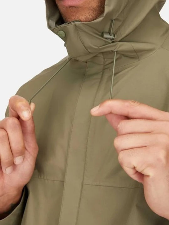Geacă Bărbați Waterproof Kaki