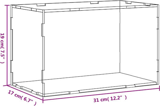 vidaXL Product Display Stand W31xD17xH19cm