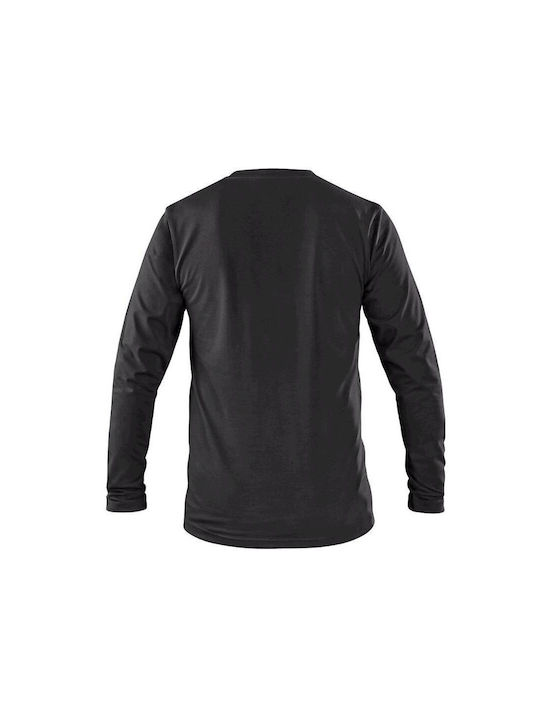 Canis Safety Long Sleeve Work Sweatshirt Black