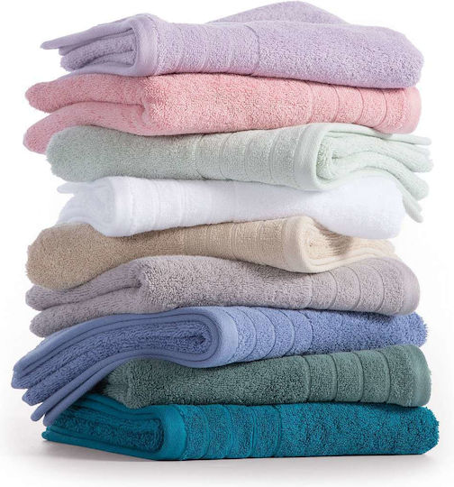 Nef-Nef Homeware Πετσέτα Προσώπου Fresh 50x90εκ. Lavender Βάρους 550gr/m²