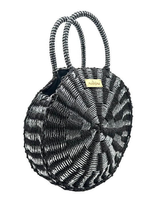 Modissimo Straw Beach Bag Black