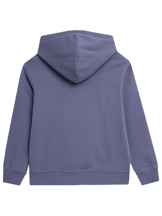 4F Kinder Sweatshirt mit Kapuze Blau