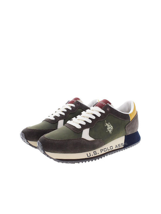 U.S. Polo Assn. Herren Sneakers Dark Brown / Taupe