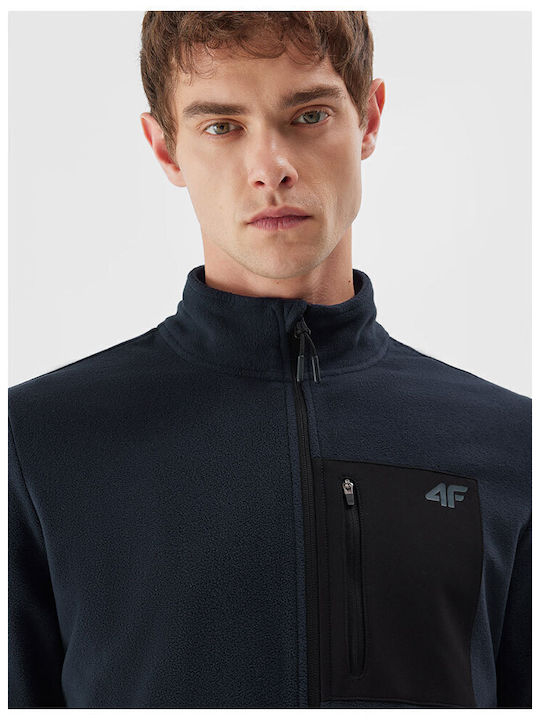 Herren Fleecejacke Blau