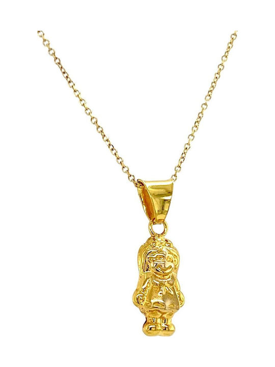 Xryseio Kids Pendant Family in Gold 14K
