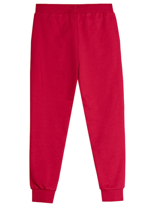 4F Kids Sweatpants Red 1pcs