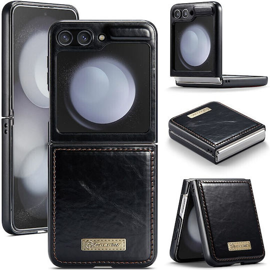 003 Lite Back Cover Δερμάτινο Μαύρο (Galaxy Z Flip5)