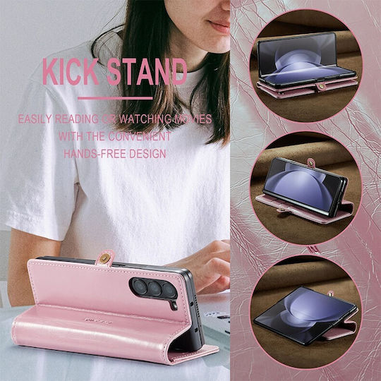 003 Lite Book Leather Pink (Galaxy Z Fold5)