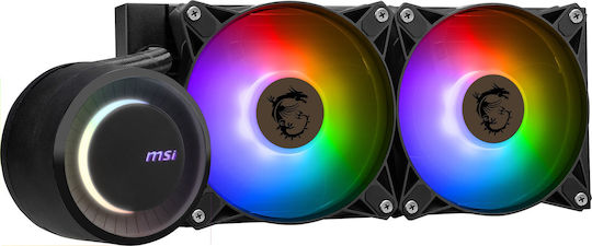 MSI MAG CoreLiquid E240 Υδρόψυξη AIO CPU με 2 Ανεμιστήρες 120mm και ARGB Φωτισμό