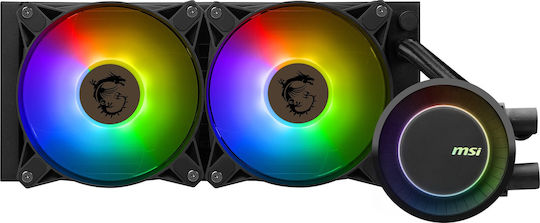 MSI MAG CoreLiquid E240 Υδρόψυξη AIO CPU με 2 Ανεμιστήρες 120mm και ARGB Φωτισμό