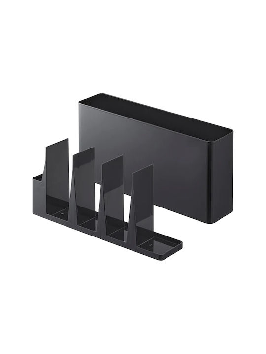 Yamazaki Επιτραπέζια Βάση Μεταλλική 30x6.8x14.3εκ. Μαύρη