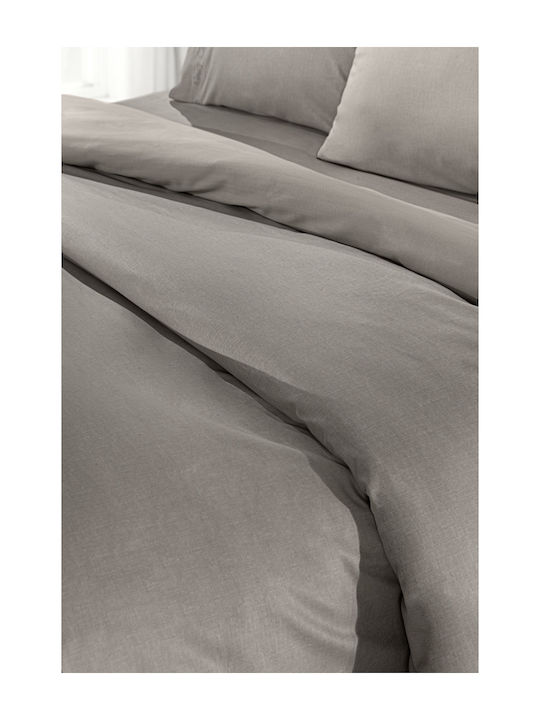 Guy Laroche Bettlaken Doppelter 200x265cm. Color Plus Dark Wenge