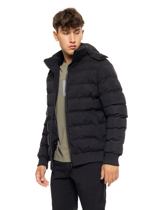 Splendid Herren Winter Jacke Bomber Schwarz