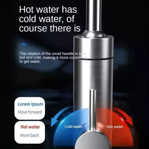 Wall Mounted Electric Single-Phase Instant Heater Tap for Bathroom / Kitchen 3kW