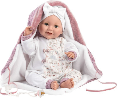 Llorens Juan Baby Doll Newborn Lala In Pink Blanket 42 cm. 74040