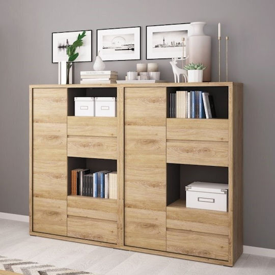 Bücherregal Stockholm Beige 86 x 40 x 132,1 cm
