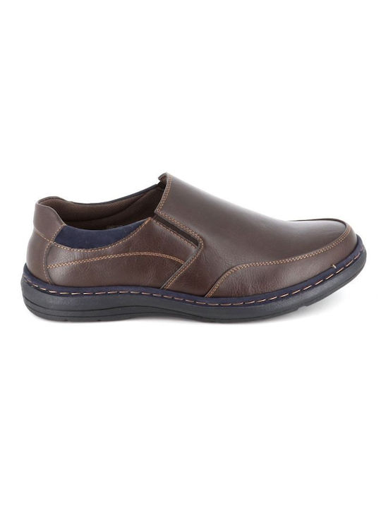 B-Soft Ανδρικά Loafers σε Καφέ Χρώμα