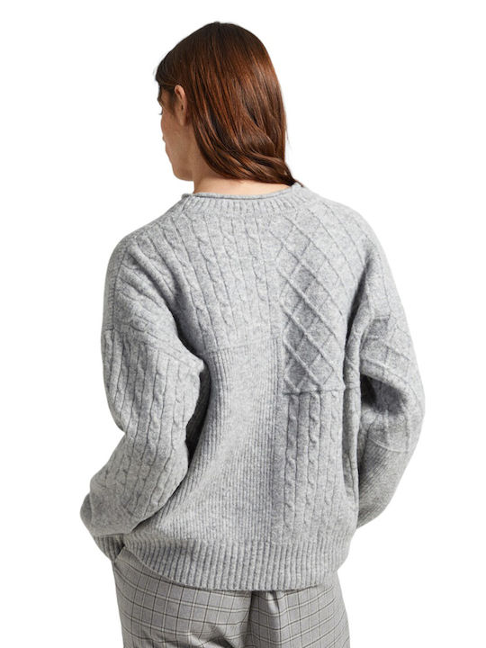 Pepe Jeans Women's Long Sleeve Sweater Gray