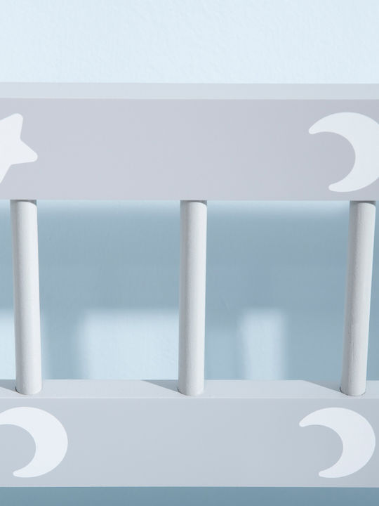 Zonekiz din Lemn Alb 60x30x50cm 1buc