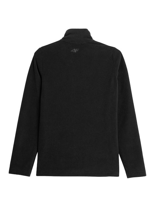 4F Fleece Damen Jacke in Schwarz Farbe