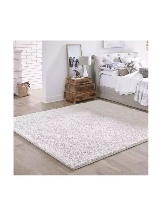 Brooke Rug Rectangular Shaggy Ivory Coast