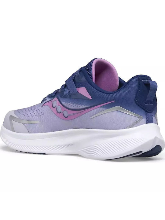 Saucony Kids Sports Shoes Running Ride Purple