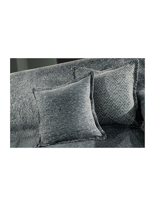Guy Laroche Zweisitzer-Sofa Überwurf 2 Seiten Matis 180x250cm Anthracite
