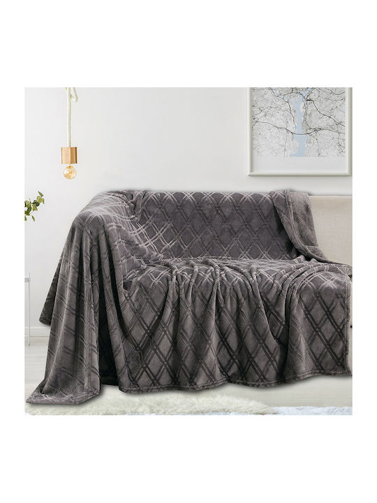 Melinen Ριχτάρι Τριθέσιου Καναπέ Ollie 170x300εκ. Grey