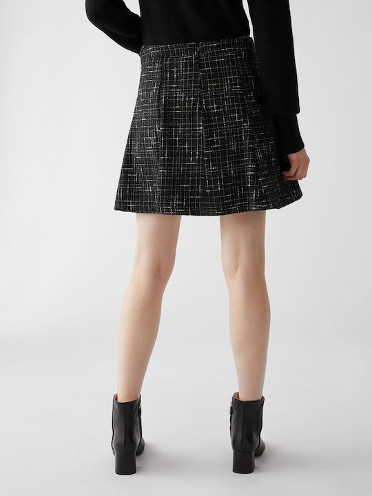 Pennyblack High Waist Mini Skirt Checked in Black color