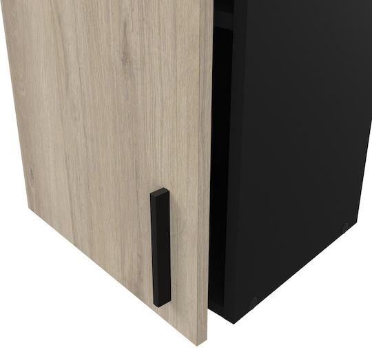 Poppy Dulap Suspendata Negru 40x30x70buc