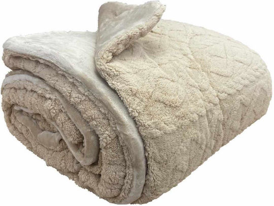 Linea Home Κουβερτοπάπλωμα Διπλό 210x230εκ. Patagonia Μπεζ