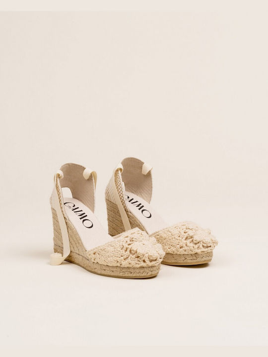 Gaimo Women's Platform Espadrilles Beige