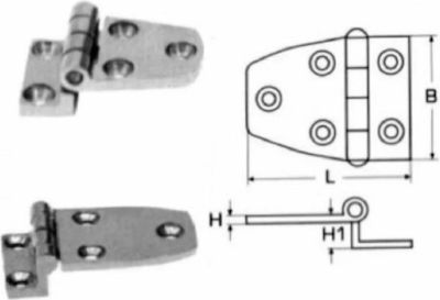 Stainless Steel Furniture Hinge Corner