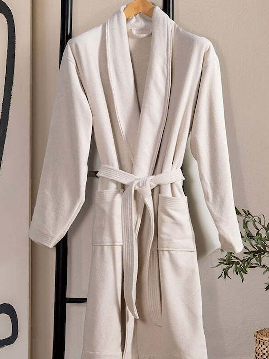 Nef-Nef Homeware Elements Μπουρνούζι με Γιακά 380gr/m²
