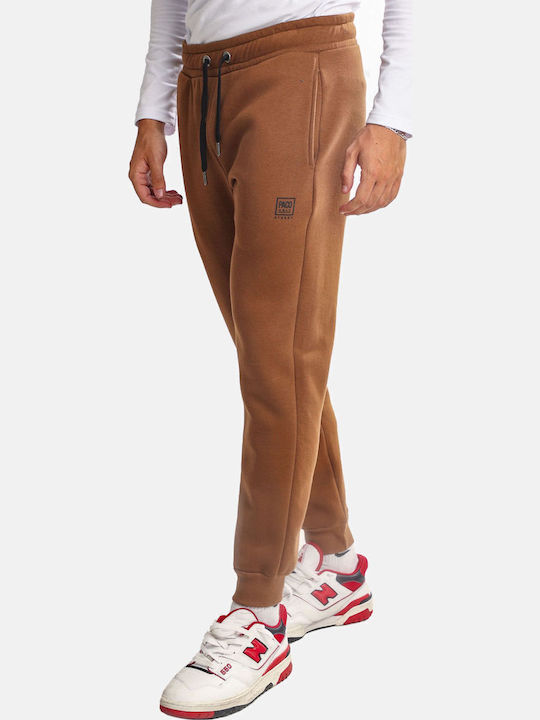 Sweatpants with Elastic Brown
