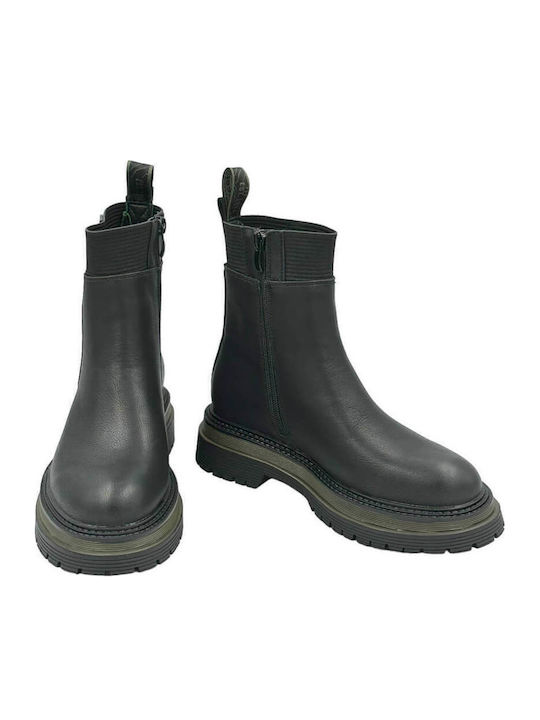 Leather Women's Chelsea Boots Black