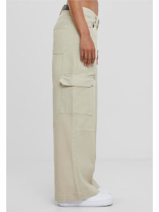 Dama Tesatura Pantaloni Cargo Albastru