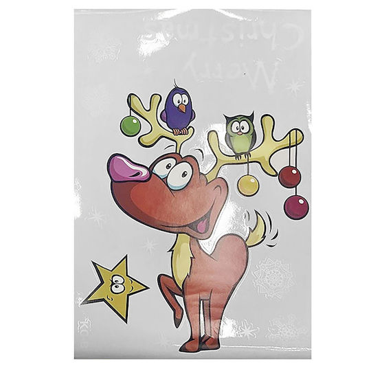 XMASfest Χριστουγεννιάτικα Aufkleber für das Fenster 35x50cm. 2Stück