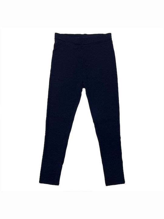 Ustyle Frauen Lang Leggings mit Fleece-Futter Blau