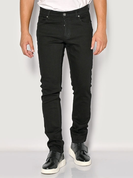 Camaro Pantaloni De Blugi Pentru Bărbați Elastic Regular Fit Negru