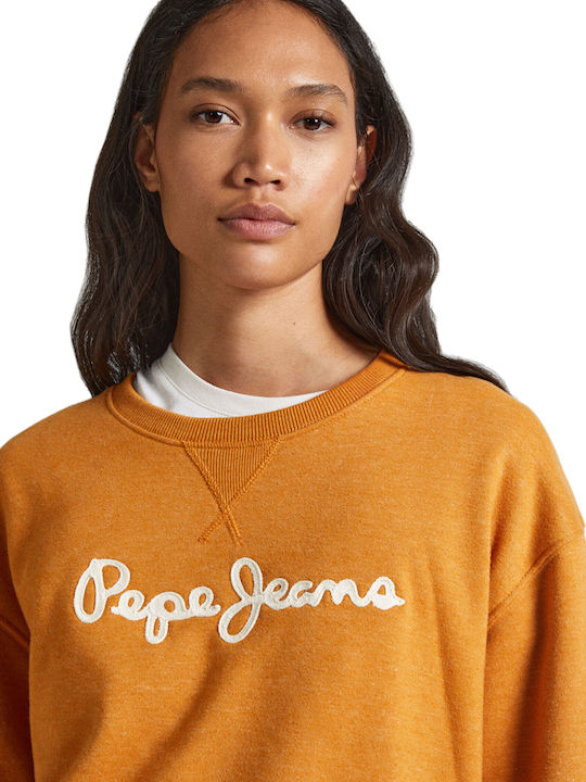 Pepe Jeans 'nanette' Women's Sweatshirt Yellow