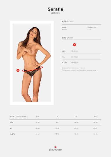 Obsessive Serafia Frauen Sexy Brasilien Schwarz