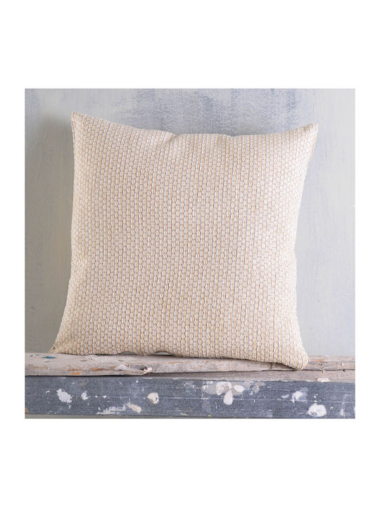 Rythmos Honey Dreisitzer-Sofa Wurf Chenille 180x280cm Ecru-Gelb