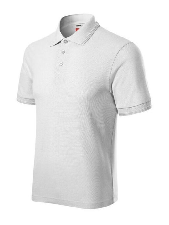 Adler Men's Short Sleeve Promotional Blouse White