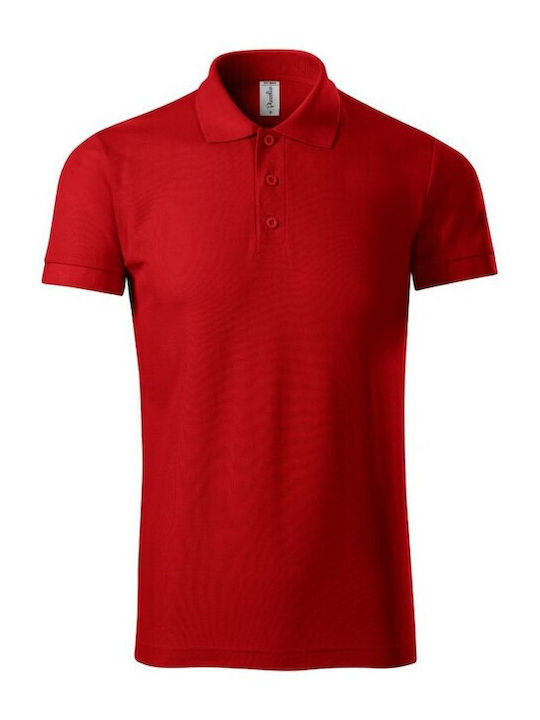 Piccolio Men's Short Sleeve Promotional T-Shirt Red