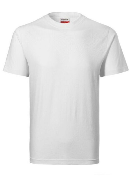 Adler Men's Short Sleeve Promotional T-Shirt White